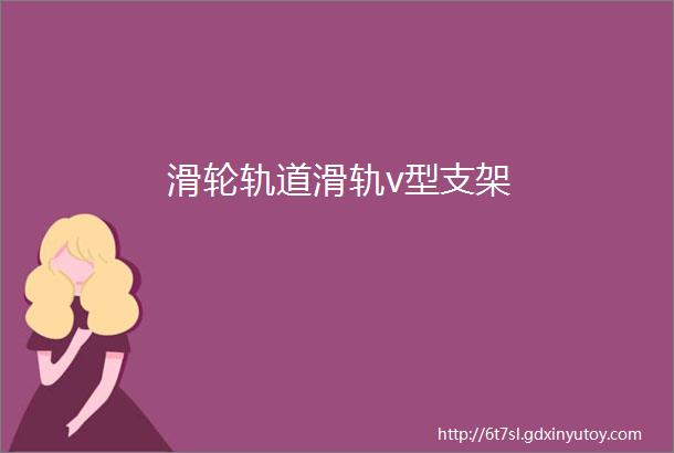 滑轮轨道滑轨v型支架